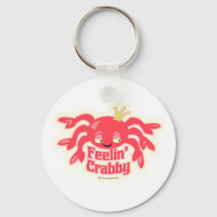 Feelin Crabby niedliche Krabbe Schlüsselanhänger