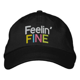 Feelin' Fine ! von SRF Bestickte Kappe