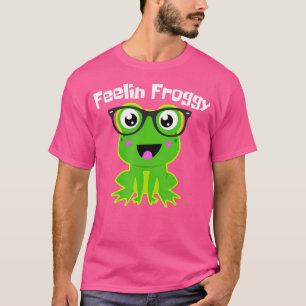 Feelin Froggy Funny Frog Lover Pet Eigentümer Boys T-Shirt