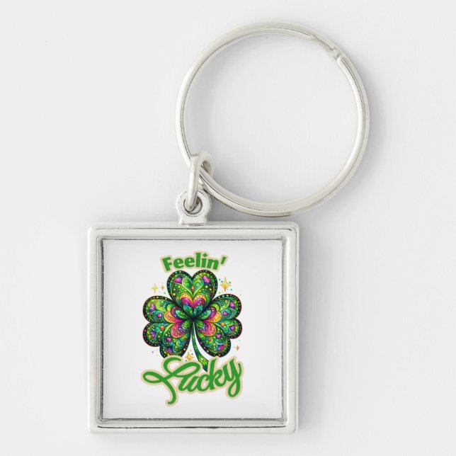 Feelin' Glück Schlüsselanhänger (Vorne)