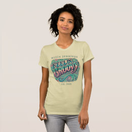 Feelin' Groovy Retro 70er Vintag Psychedelic T-Shirt