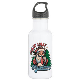 Feelin’ Jolly Christmas Sant Edelstahlflasche