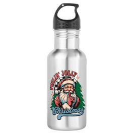 Feelin’ Jolly Christmas Sant Edelstahlflasche