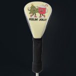 Feelin Jolly Christmas Tree Kaffee Lover Winter Golf Headcover<br><div class="desc">Feelin Jolly Christmas Tree Kaffee Lover Winter</div>