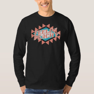 Feelin Peachy Peaches Frucht Summer Boho Western T-Shirt