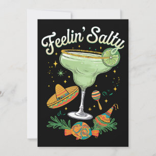 Feelin' Salty Margarita Funny Cinco De Mayo Einladung