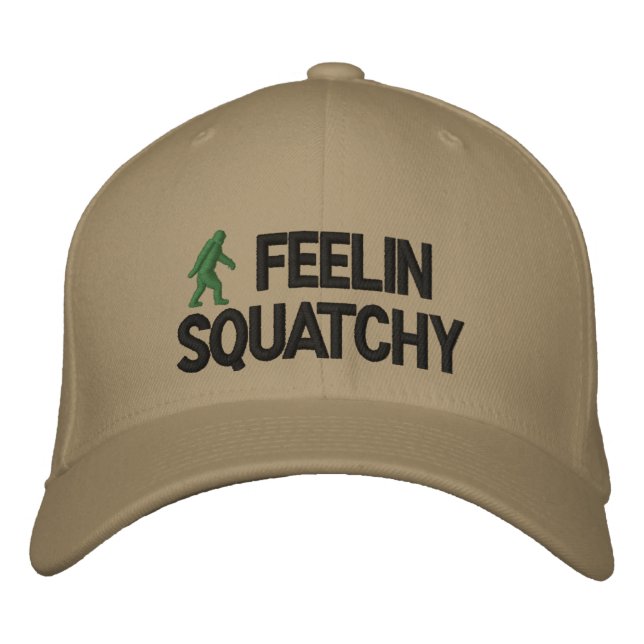 Feelin Squatch Bestickte Kappe (Vorderseite)