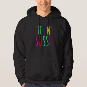 Feelin Sussy Mobile Gamer Funny Sus Imposter Crew Hoodie