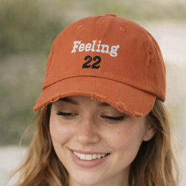 Feeling (22)personalized Embroidered Baseball Cap Bestickte Baseballkappe