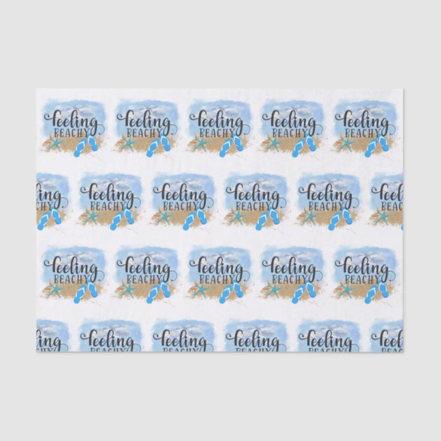 Feeling Beachy Seidenpapier (Vorderseite)