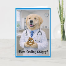 Feeling Crappy Get Well Card  POB-2