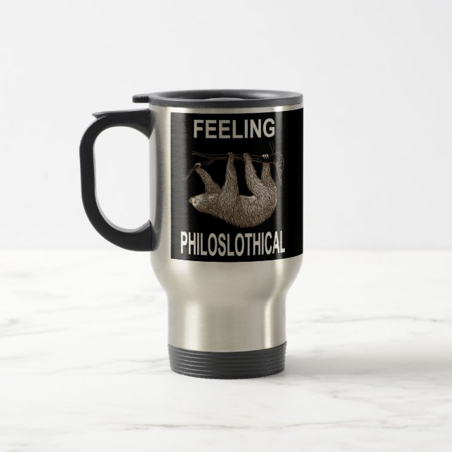 Feeling Philoslothical Funny Sloth For Men Women  Reisebecher (Links)