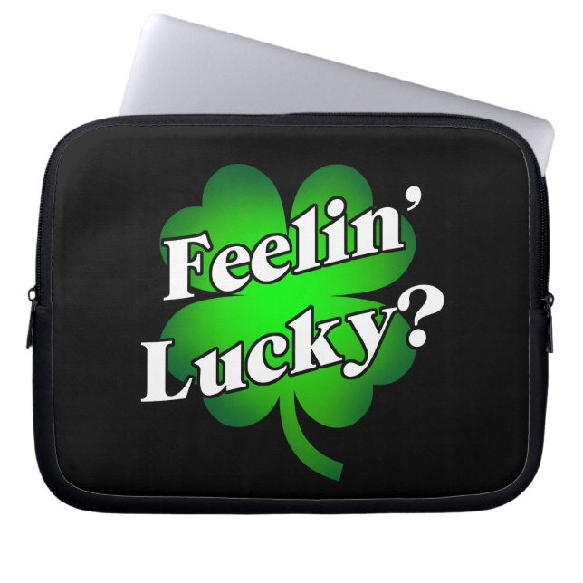 Feelin's Lucky? Laptopschutzhülle (Vorderseite)