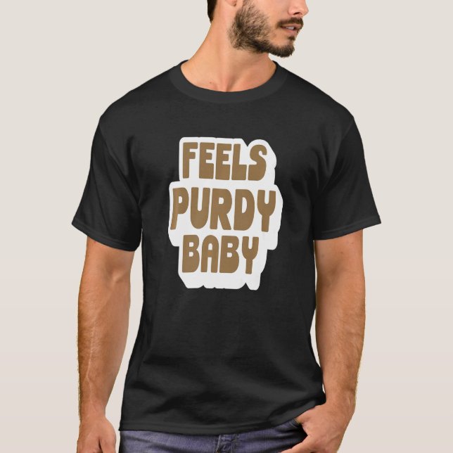 Feels Purdy Baby Brock Purdy American Football Qua T-Shirt (Vorderseite)