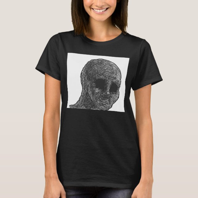Feels Typ Wojak Meme Doomer 1 T-Shirt (Vorderseite)