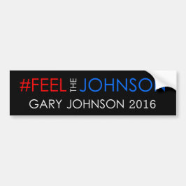 #feelthejohnson Gary Johnson 2016 Autoaufkleber