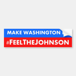 #feelthejohnson Gary Johnson 2016 Autoaufkleber