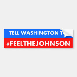 #feelthejohnson Gary Johnson 2016 Autoaufkleber