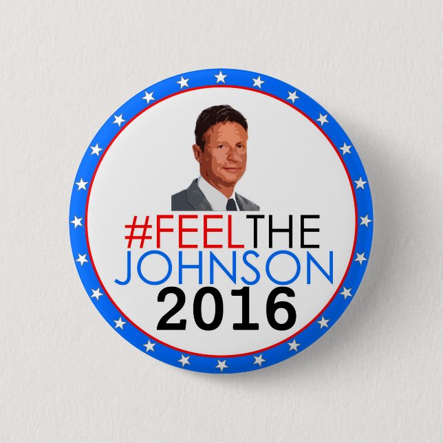 #feelthejohnson Gary Johnson 2016 Button (Vorderseite)