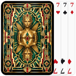 Feen, Art Deco Mythisch Spielkarten