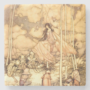 Feen Arthur Rackham Steinuntersetzer