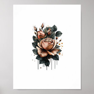 Feen-Ästhetik Goblincore und Cottagecore Pilz Poster