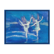 Feen auf der Schneekarte