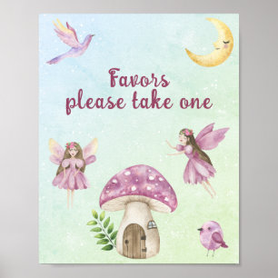 Feen-Baby-Party-Geschenke Poster