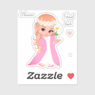 Feen & Blumen Aufkleber