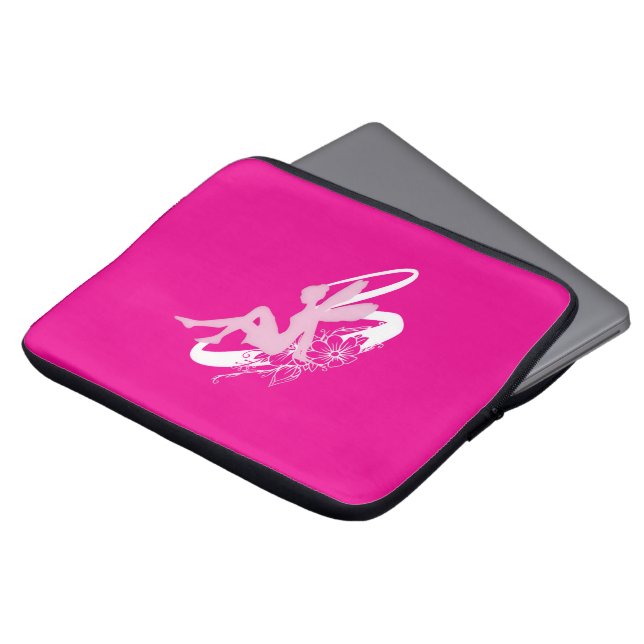 Feen-Blumen-Elektronik-Tasche Laptopschutzhülle (Vorne Oben)