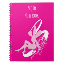 Feen-Blumen-Spiral-Fotobuch Notizblock