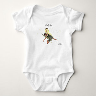 Feen-Body mit gelben Flügeln Baby-Body Baby Strampler
