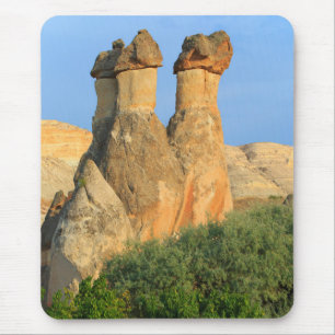 Feen-Chimneys bei Sonnenuntergang Mousepad