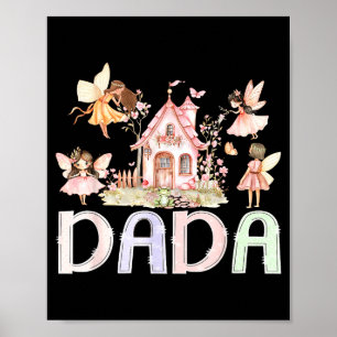 Feen-Dada-Magische-Blumen-Geburtstags-Mädchen-Märc Poster