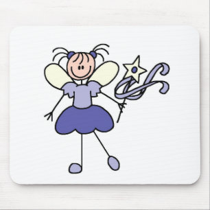 Feen-Engel Auf Lila-Mauspad Mousepad