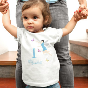 Feen-Erstes-Geburtstagsmädchen Baby T-shirt