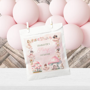 Feen-Erstes-Pilzhaus-Rosa-Geburtstag Geschenktütchen