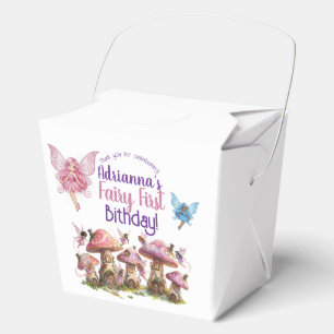 Feen Erstes, Rosa Lila 1. Geburtstag Geschenkschachtel