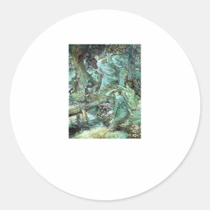 Feen Fairycore Mode Ästhetik Goblincore Cottage Runder Aufkleber