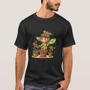 Feen-Gärtner-Zitat für die Hübsche mit dem grünen  T-Shirt