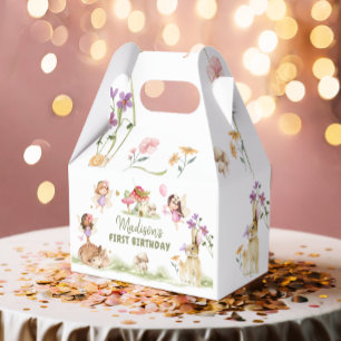 Feen-Geburtstag 1. verzauberter Wald Mädchen Flora Geschenkschachtel