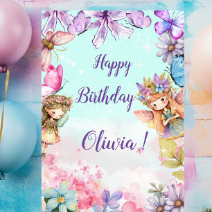 Feen-Geburtstags-Prinzessin Fee Alles Gute zum Geb Karte