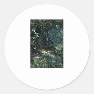 Feen Grunge Feenästhetik Cottagecore Gobl Runder Aufkleber