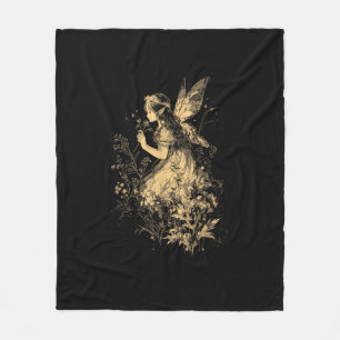 Feen-Grunge-Goblincore-Cottagecore-Feenzauber Laun Fleecedecke