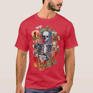 Feen-Grunge-Schmetterlingsflügel-Skelett-Fairycore T-Shirt