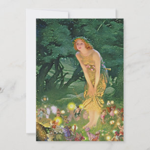 Feen im Mondlicht Einladung