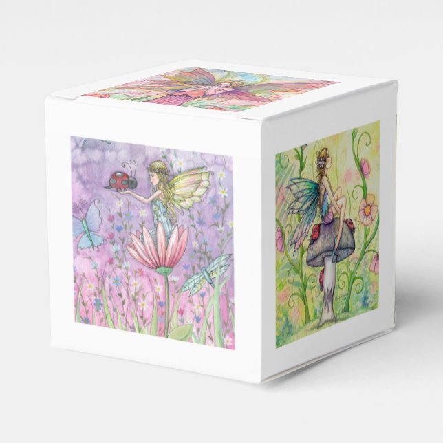 Feen Kunst Fantasy Geschenkbox Geschenkschachtel (Vorderseite)