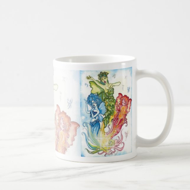 Feen-Musik Kaffeetasse (Rechts)