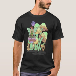 Feen-Nymphe-Sprite-Fae-Elfe-Mädchen-Goblincore-Fai T-Shirt