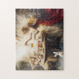 Feen-Oster-Teeparty Honig & Hasen Frühling Magie Puzzle
